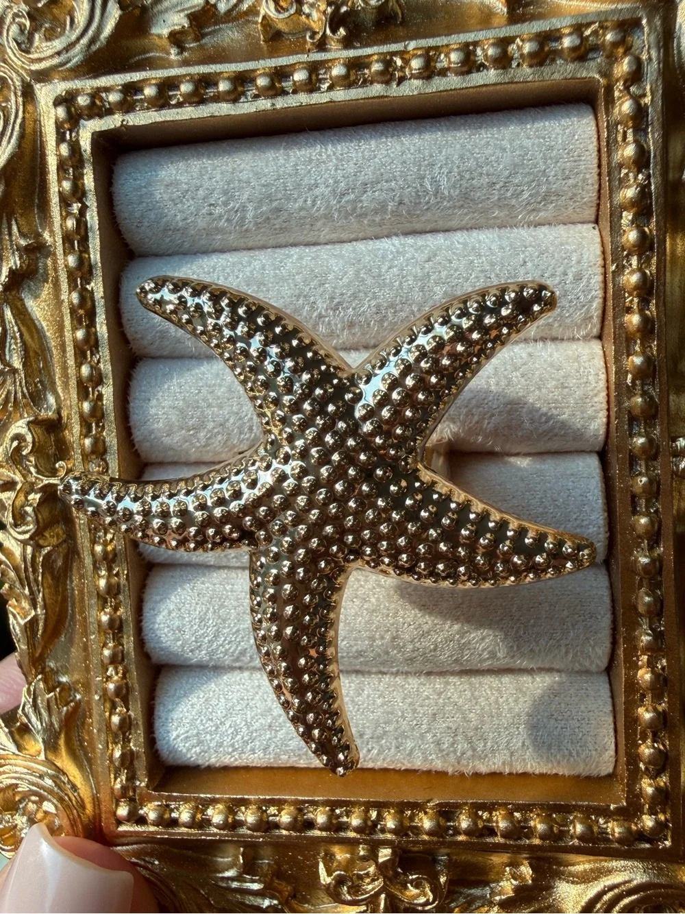 Gold Starfish Statement Ring - Women Jewelry
